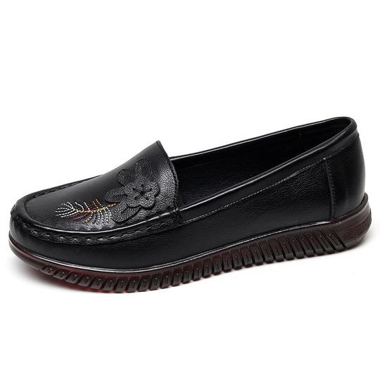 Damen Mokassins mit floralem Design und komfortabler Sohle R&B