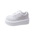 Damen modische Plateau-Sneaker mit dämpfender Sohle und atmungsaktivem Obermaterial R&B