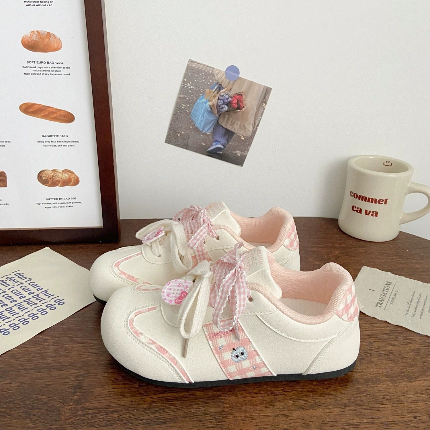 Damen Komfortable Sneakers mit verspielten Schleifendetails