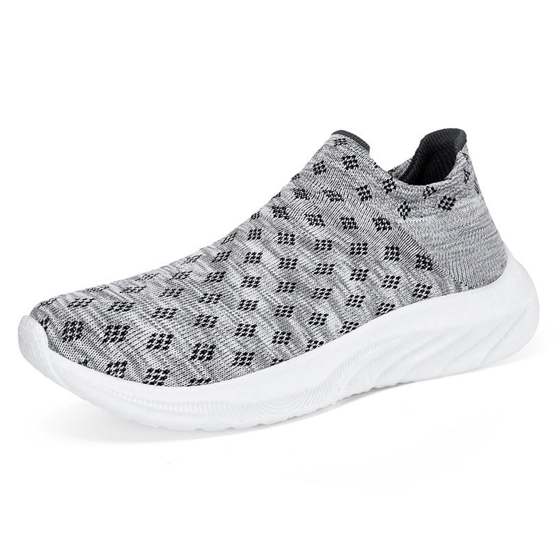 Damen Slip-On Laufschuhe mit atmungsaktiver Strick-Oberfläche R&B