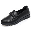 Damen Mokassins mit modischem Kettendetail und bequemer Sohle