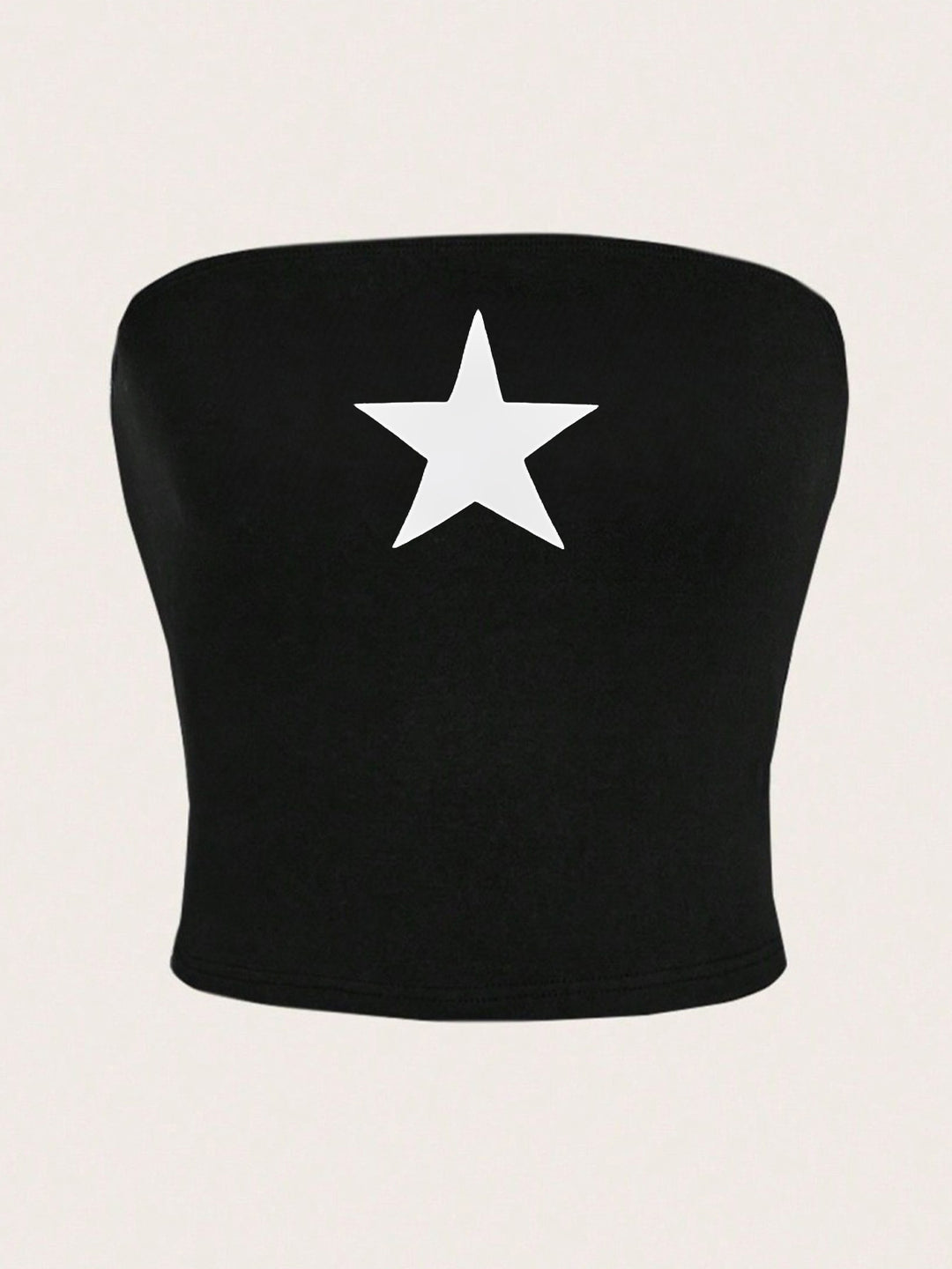 Damen Bandeau-Top mit maritimen Motiv und elastischem Material R&B