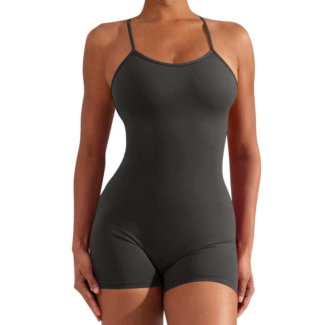 Damen Sportlicher Einteiler für Fitness und Schwimmen R&B