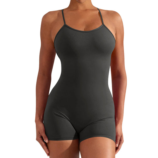 Damen Sportlicher Einteiler für Fitness und Schwimmen R&B