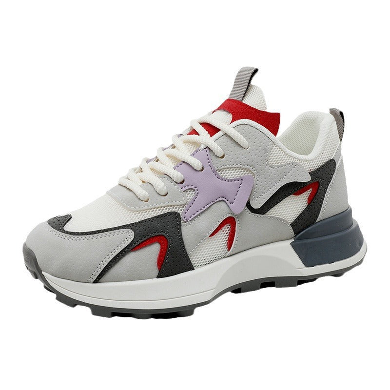 Damen Sportliche Lauf-Sneaker mit stoßdämpfender Sohle und modischem Design R&B