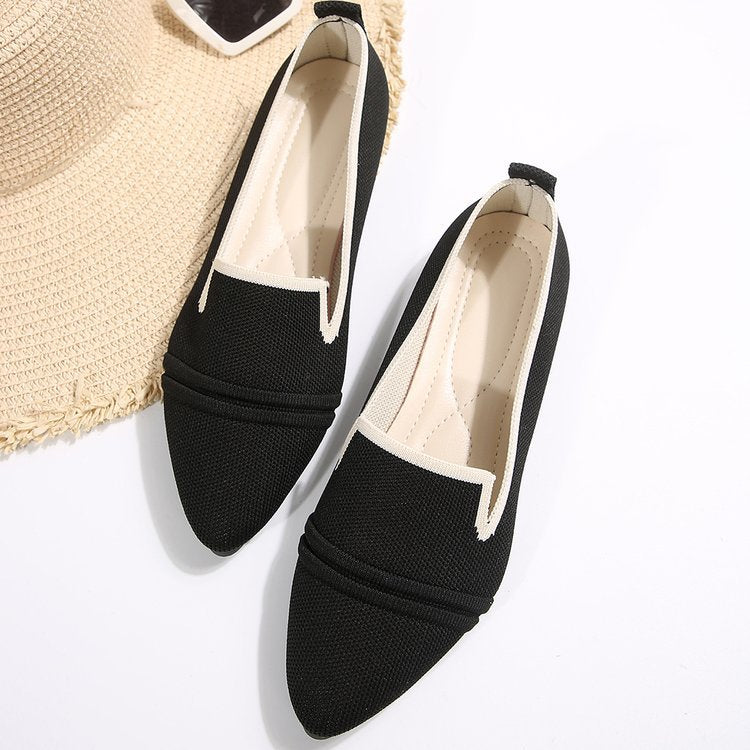 Damen elegante und bequeme Slip-On Ballerinas R&B