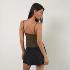 Damen Fließendes Camisole-Oberteil mit raffiniertem Drapierungsdesign EB