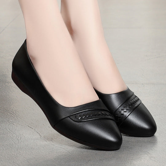 Damen Elegante Ballerinas mit modischem Flecht-Detail und flexiblem Fußbett R&B