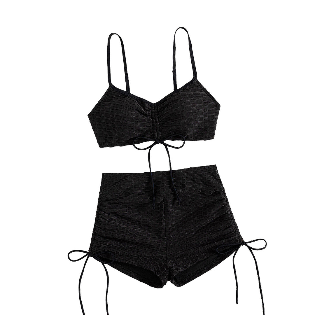 Damen Crop-Bikini-Set mit verstellbaren Trägern R&B