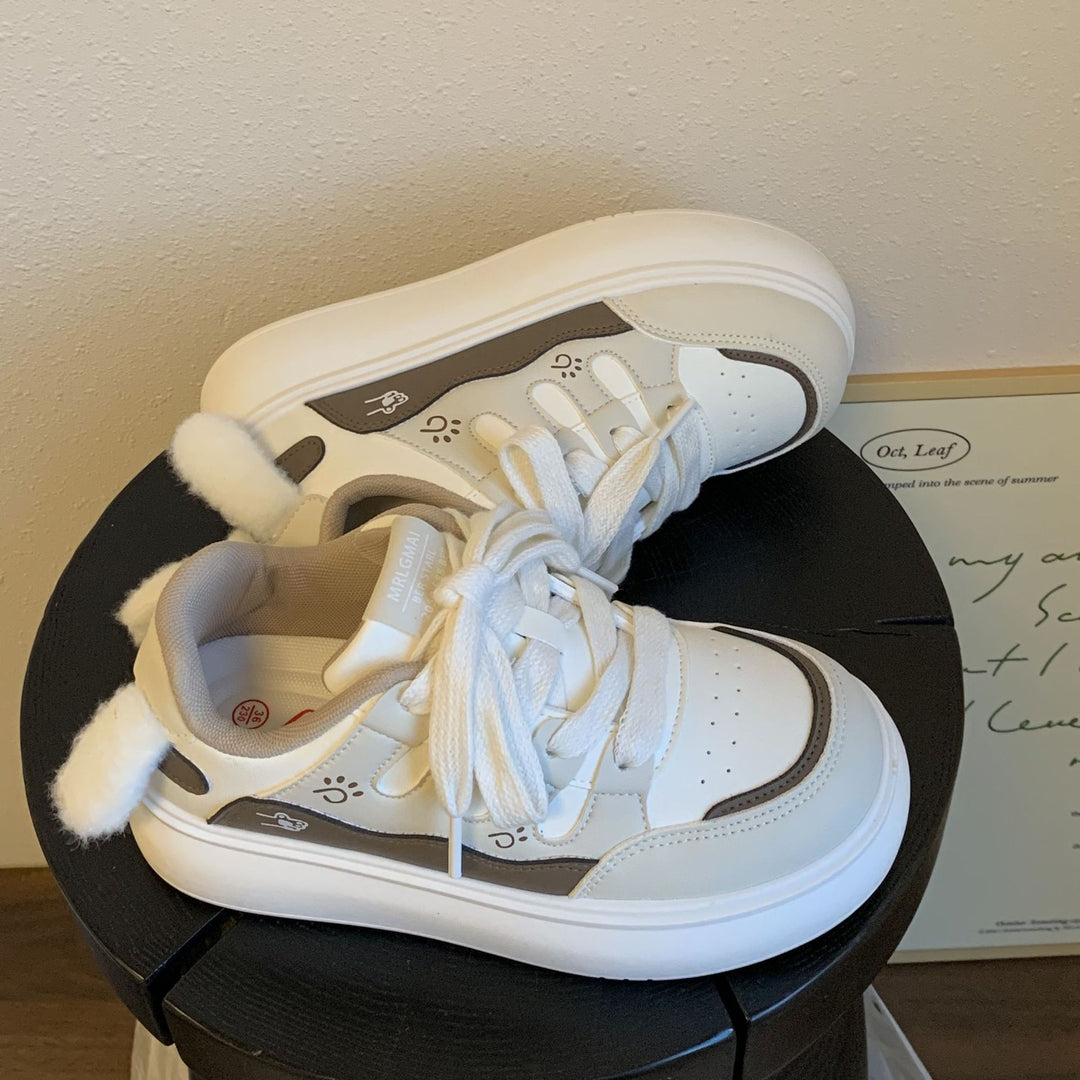 Damen Schnürsneaker mit verspielten Tiermotiven und komfortabler Dämpfung R&B