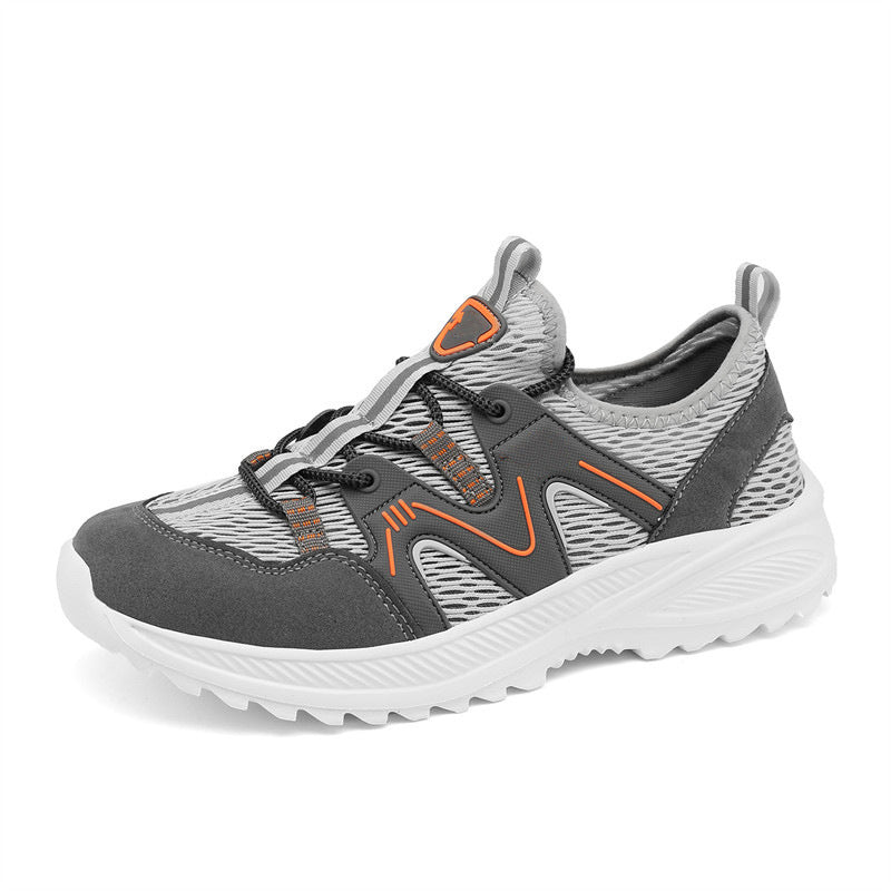 Damen Sportliche Leichtgewicht Sneakers mit atmungsaktiver Oberflächenstruktur R&B