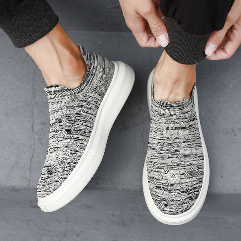 Unisex nan leichter Strick-Slipper mit perforierter Atmungsstruktur und dämpfender Leichtsohle R&B