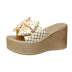 Damen Plattform Sandalen mit Schleifen-Detail R&B