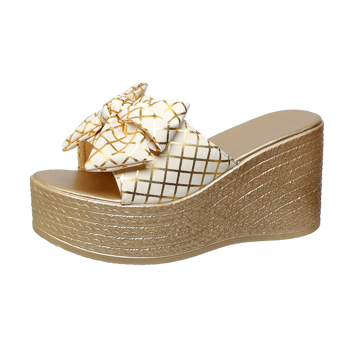 Damen Plattform Sandalen mit Schleifen-Detail R&B