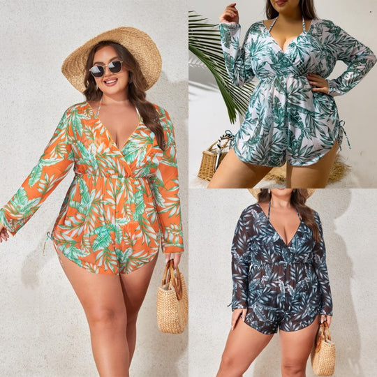 Damen romantischer Playsuit R&B