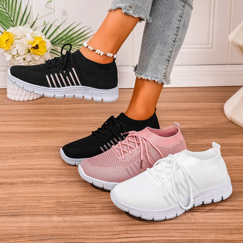 Damen Sportliche Komfort-Sneaker mit atmungsaktivem Obermaterial R&B