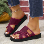 Damen Atmungsaktive Freizeitsandalen mit verstellbarem Riemendesign R&B