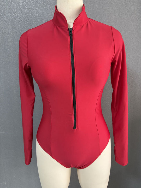 Damen Langarm Schwimmanzug R&B