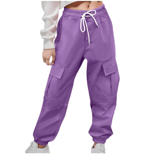 Damen Cargo-Hose mit elastischem Bund und praktischen Seitentaschen R&B