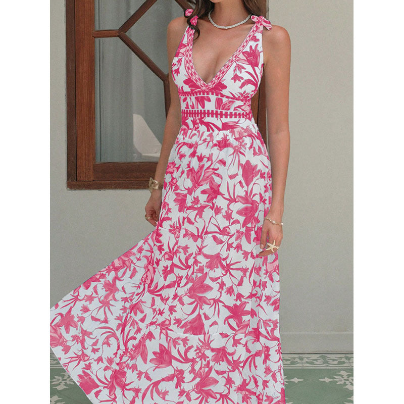 Damen Luxuriöser Badeanzug mit floralem Design und passendem Rock R&B