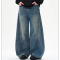 Damen Weit geschnittene Jeanshose R&B