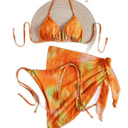 Damen Bikini-Set mit lässigem Wickelrock