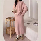 Damen Hoodie Kleid mit praktischer Kängurutasche und weitem Schnitt