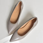 Damen elegante spitz zulaufende Ballerinas mit weichem Fußbett