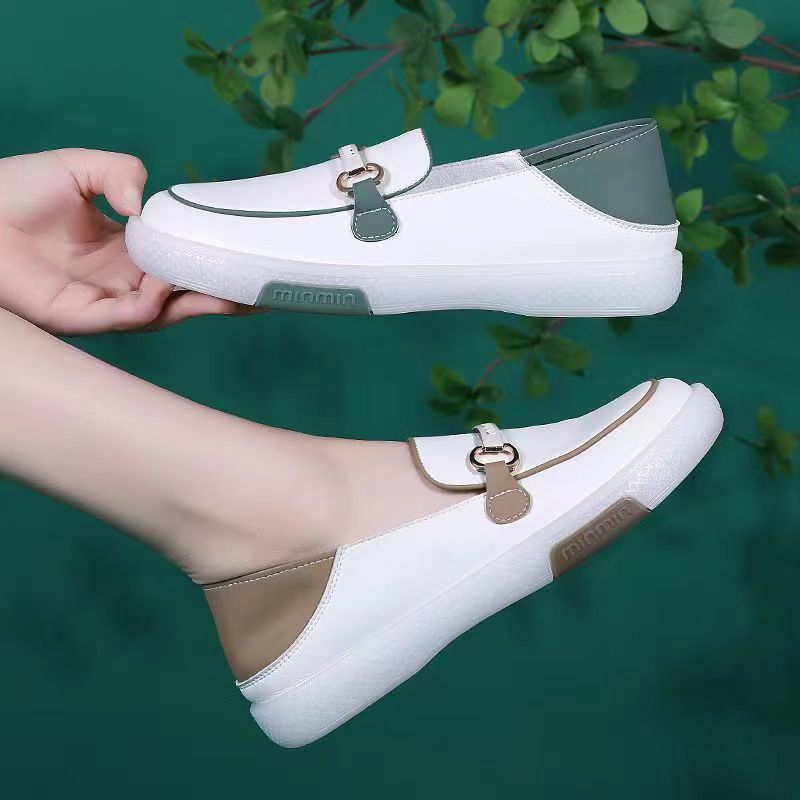 Damen Slip-On Sneakers mit elegantem Metallverschluss und komfortablem Fußbett R&B