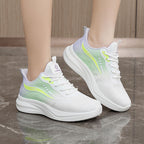 Damen Komfortable Lauf-Sneaker mit atmungsaktivem Mesh-Obermaterial und flexiblem Design R&B