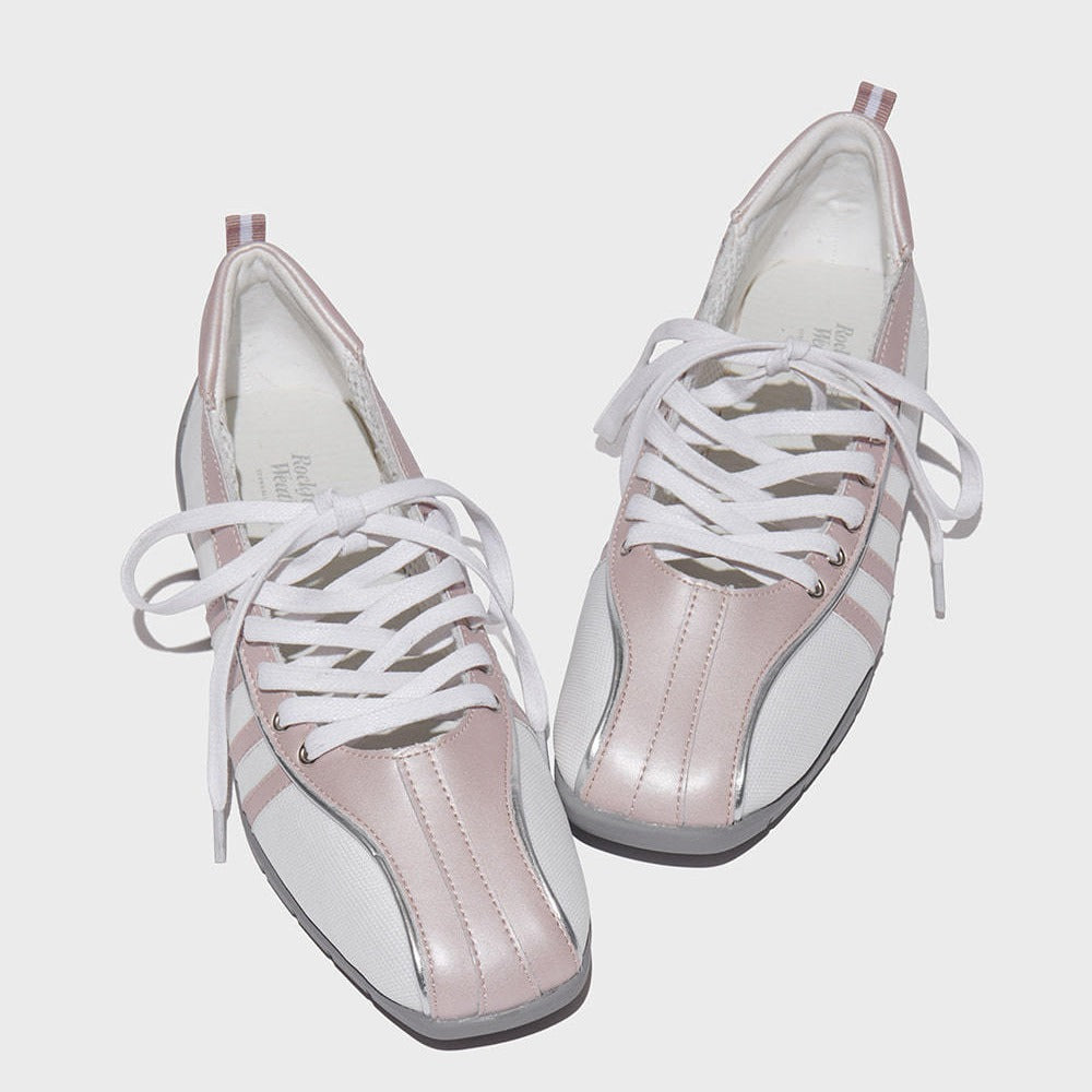 Damen Sportliche Sneakers im modernen Design mit atmungsaktiver Oberflächenstruktur R&B