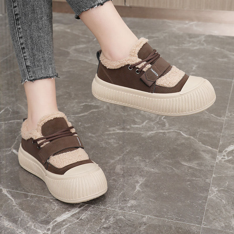 Damen Bequeme Hausschuhe mit kuscheligem Innenfutter und rutschfester Sohle R&B