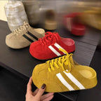 Damen Clogs im sportlichen Design mit hochwertigem Wildleder und klassischer Schnürung R&B