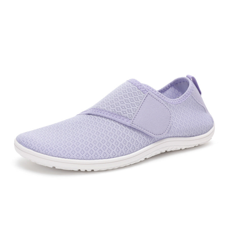 Damen bequeme Slip-On Freizeitschuhe mit elastischem Verschluss R&B