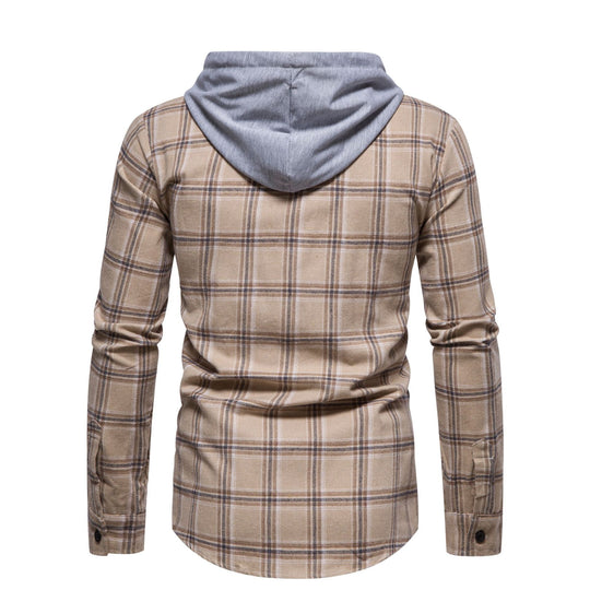 Herren Schultertunika mit integriertem Kapuzendesign R&B