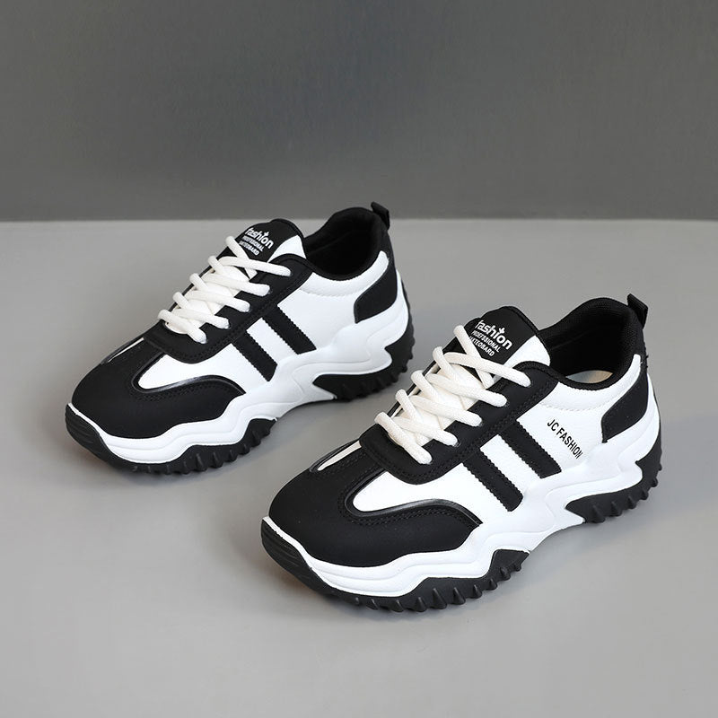 Damen Sportliche Sneaker mit atmungsaktiver Oberflächenstruktur und rutschfester Laufsohle R&B