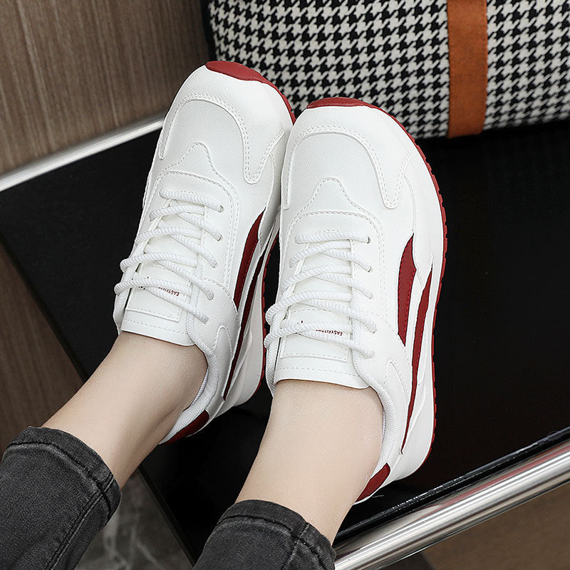 Damen sportive Sneakers mit atmungsaktiver Mesh-Oberfläche und stoßdämpfendem Profil R&B