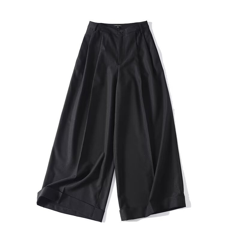 Damen Weite Palazzo-Hose mit eleganter Schnittführung und feiner Textur R&B
