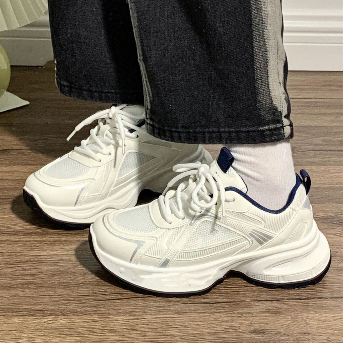 Damen modische Sportschuhe mit dämpfender Sohle und atmungsaktivem Obermaterial R&B
