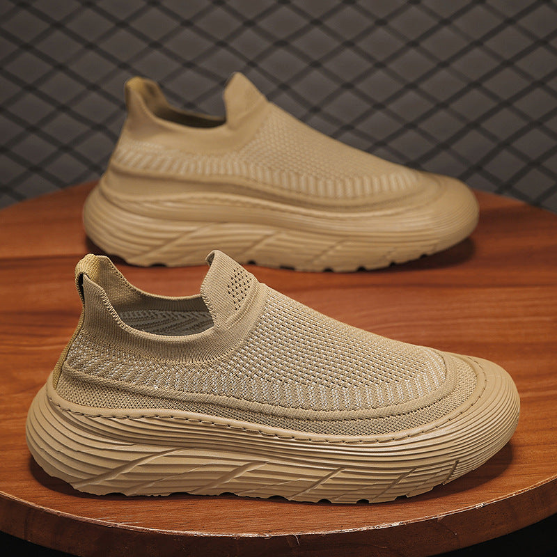 Damen Slip-On Sneakers mit atmungsaktiver Netzstruktur und flexiblem Sohlenprofil R&B