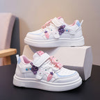 Damen Sneakers mit süßen Motiven und Klettverschluss