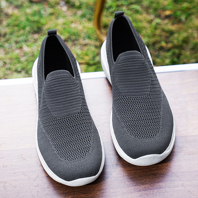 Damen Bequeme Slip-On Sneakers mit atmungsaktivem Mesh-Obermaterial R&B