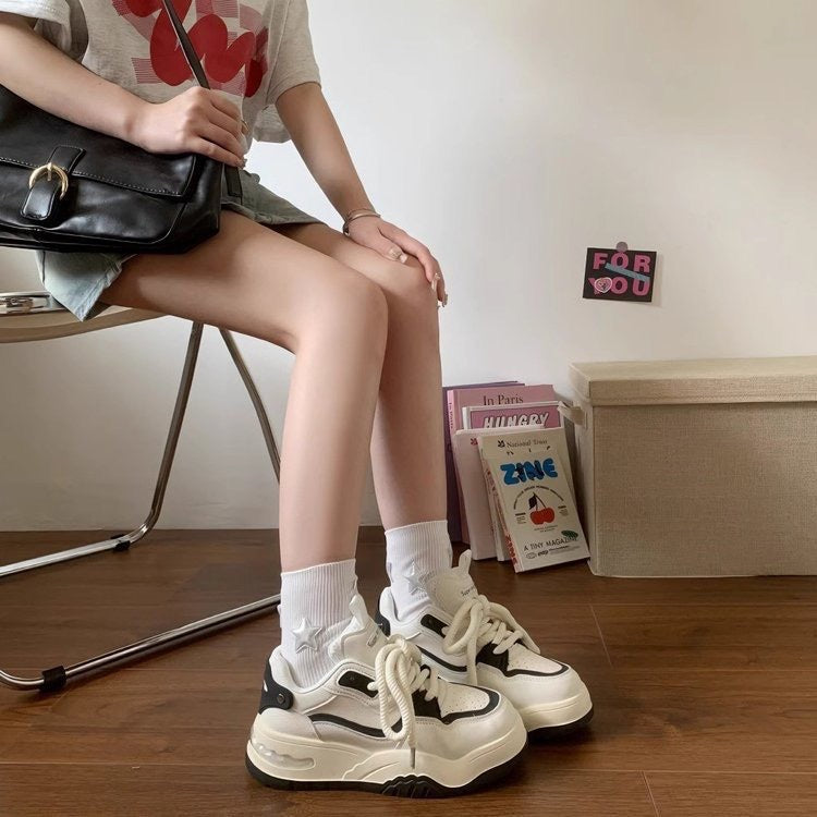 Damen Trendige Chunky Sneakers mit sportlichem Design