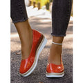 Damen Sneaker mit modernem glänzendem Obermaterial und komfortabler Sohle R&B