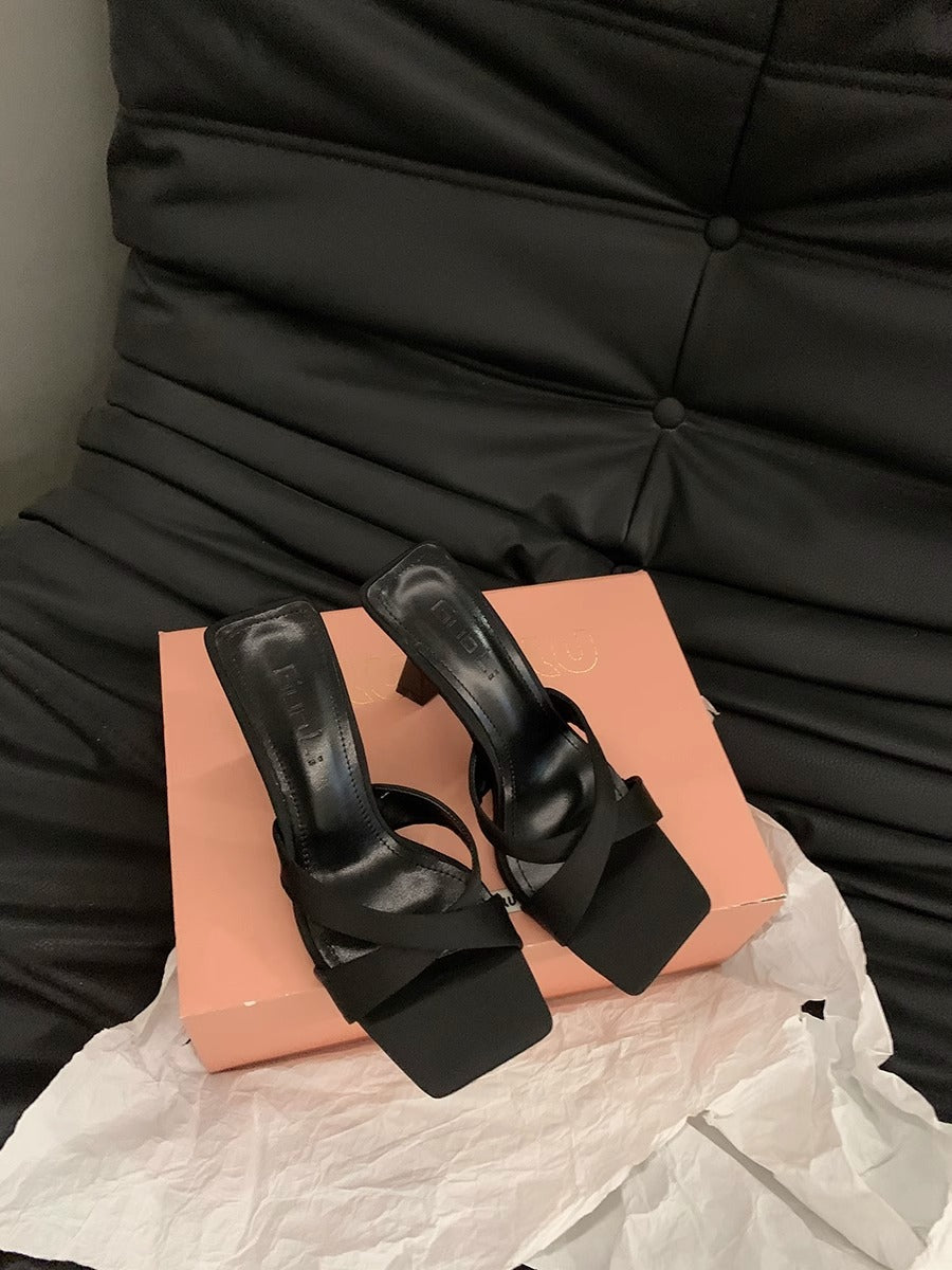Damen elegante Plateau-Sandalen mit verstellbarem Riemen R&B