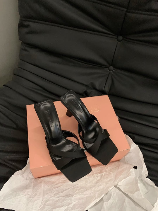 Damen elegante Plateau-Sandalen mit verstellbarem Riemen R&B