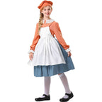 Damen Trachtenkleid mit Schürze und Mütze R&B