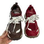 Damen Sportliche Plateau-Sneaker mit atmungsaktiver Mesh-Oberfläche und dämpfender Sohle R&B