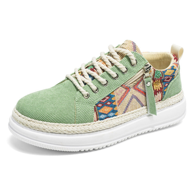 Damen Urbaner Freizeitsneaker mit kunstvollen Mustern und dämpfender Sohle R&B