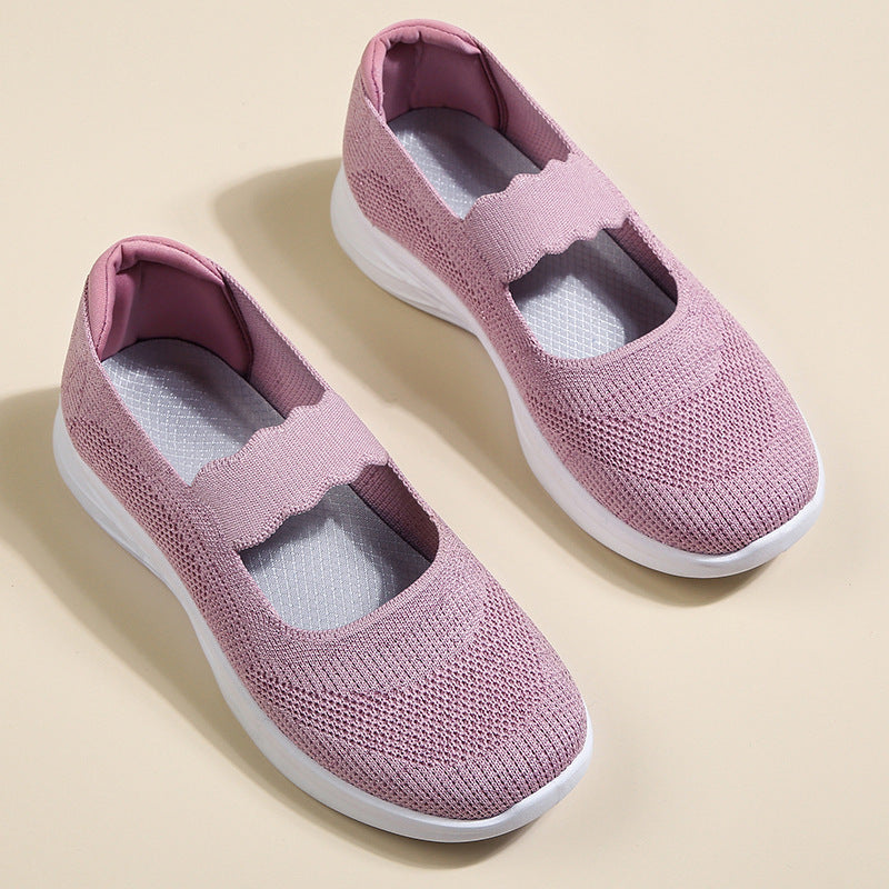 Damen Leichte und atmungsaktive Slip-On Laufschuhe R&B